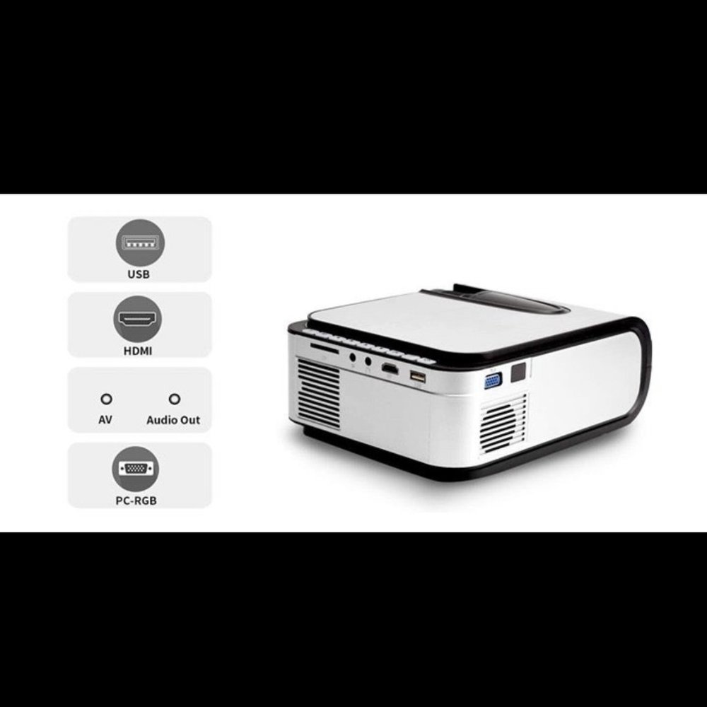 4600 Lumen Mini Projector - Picture 5 of 8